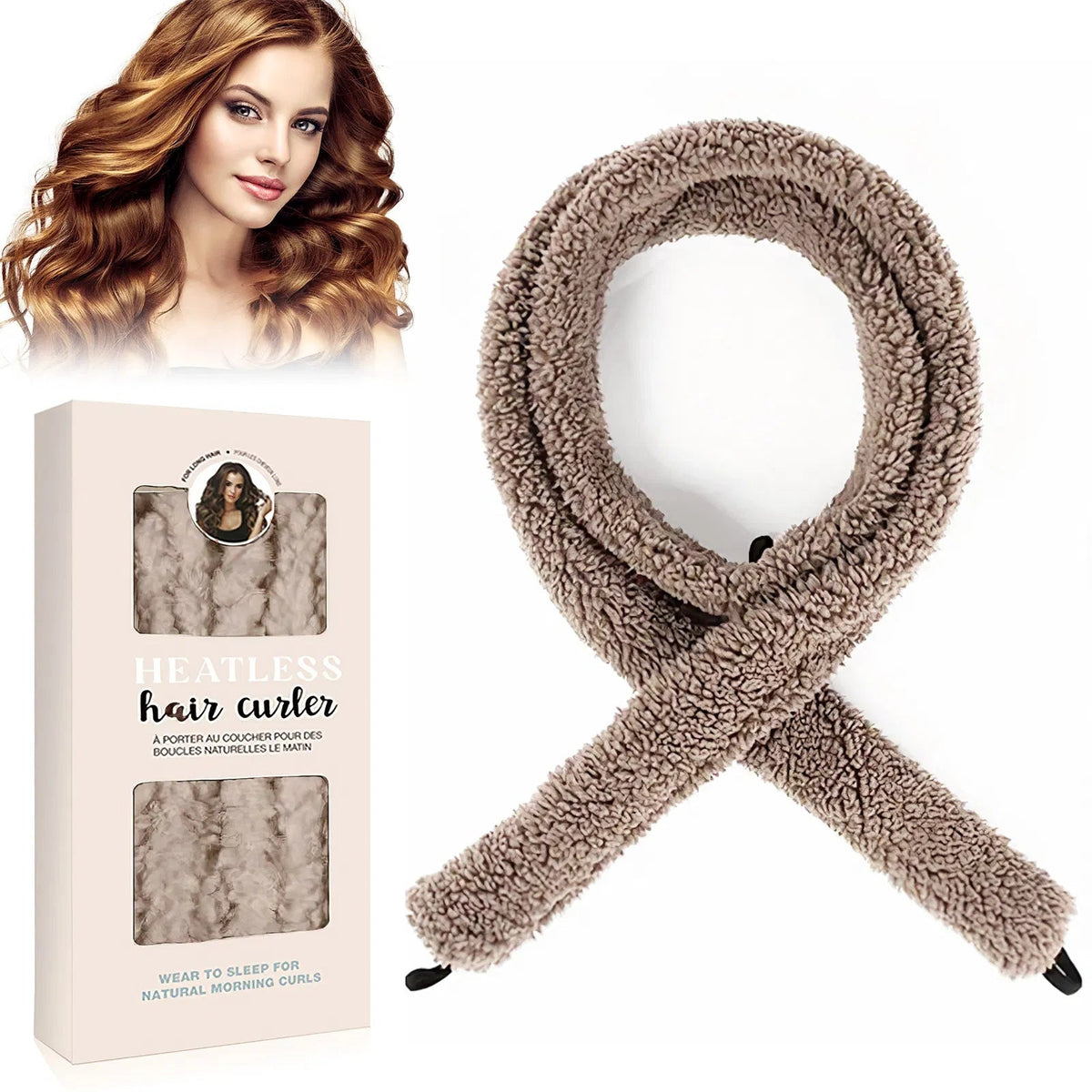 Satin Heatless Curler
