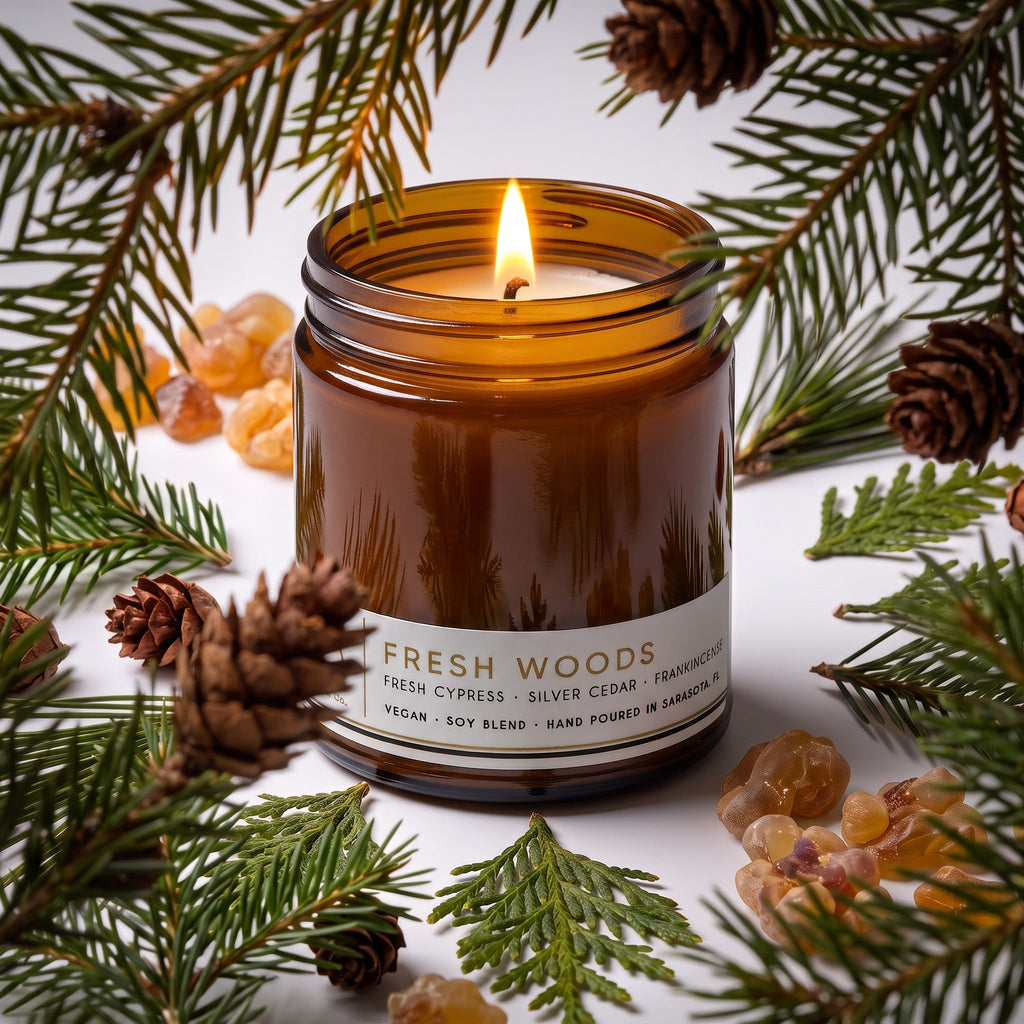 Fresh Woods Soy Candle