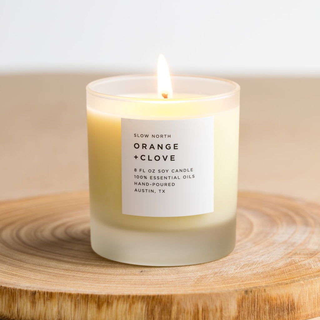 Orange + Clove Soy Candle