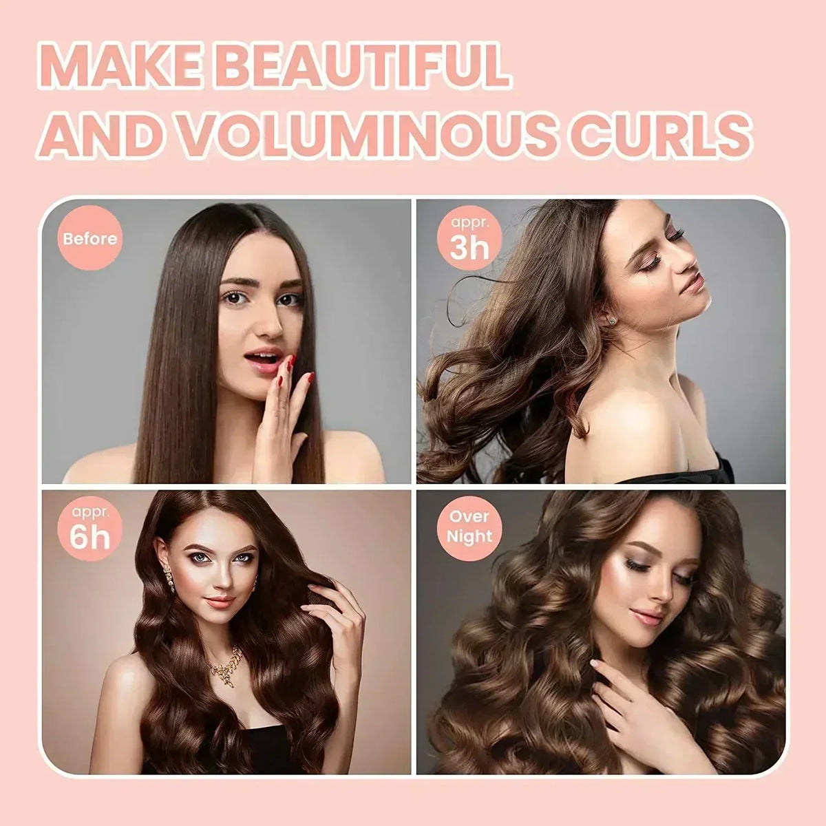 Satin Heatless Curling Headband
