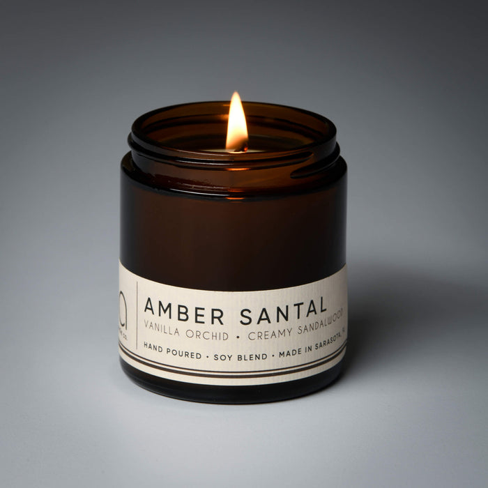 Amber Santal Soy Candle
