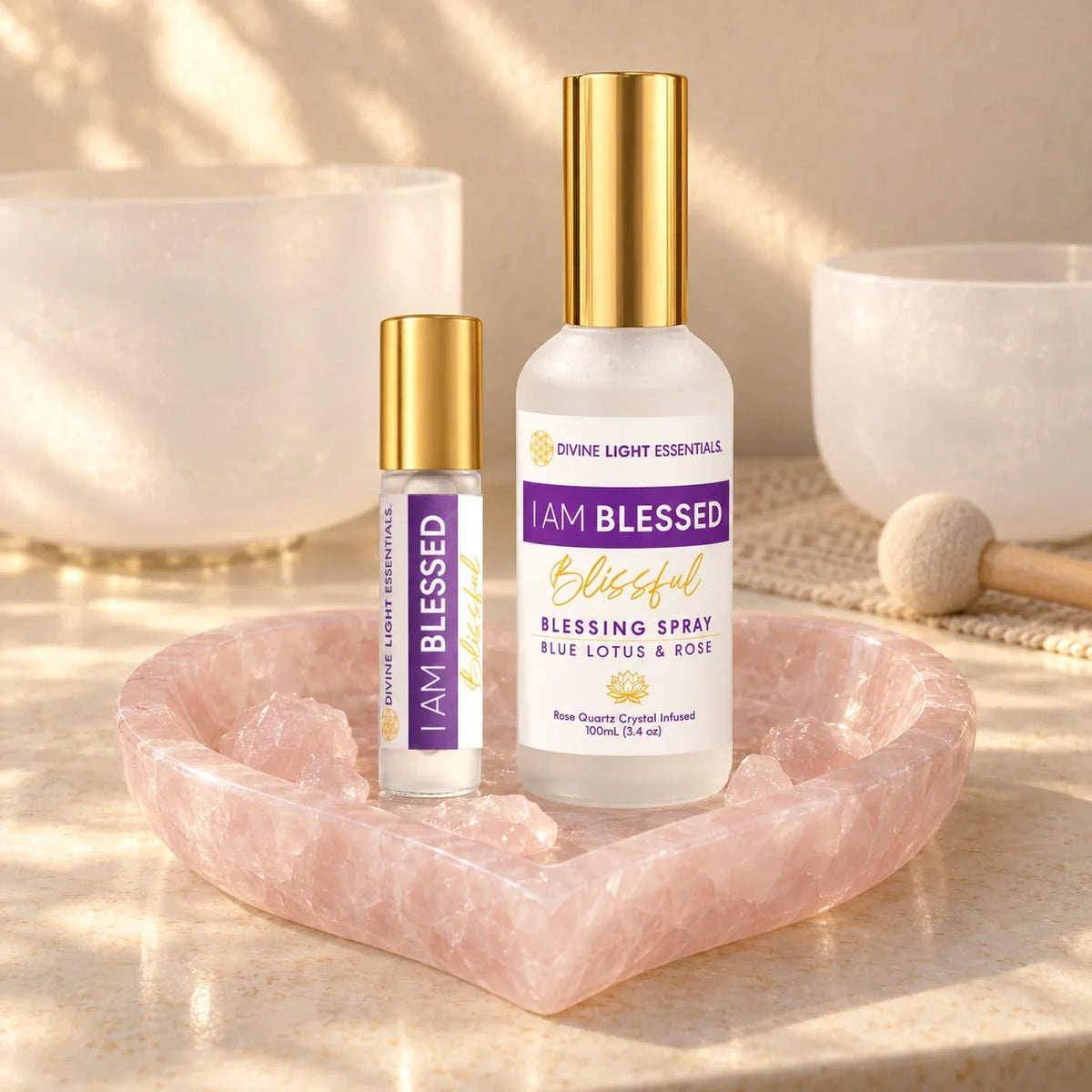 Blue Lotus & Rose Roller + Mist Duo