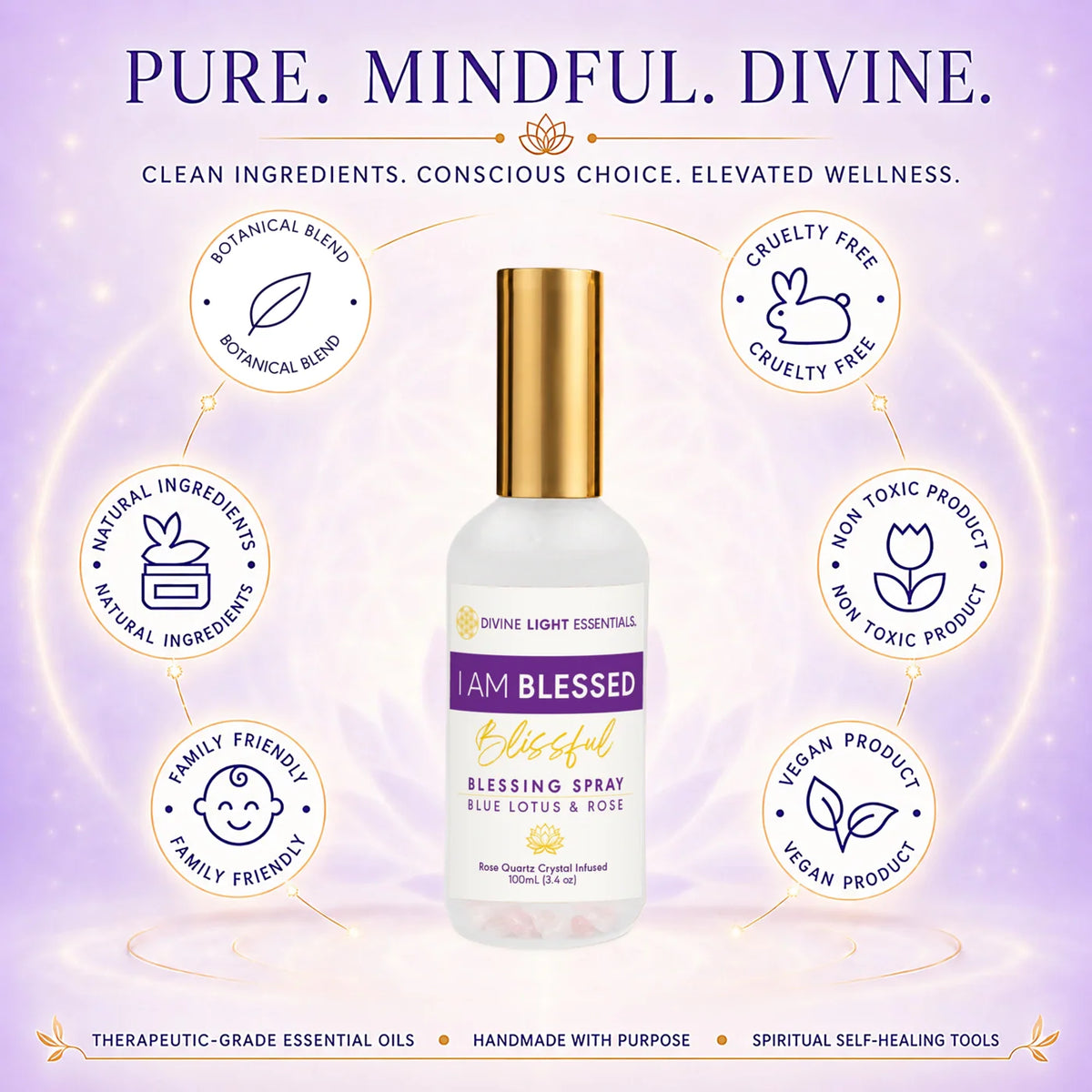 Blue Lotus & Rose Roller + Mist Duo