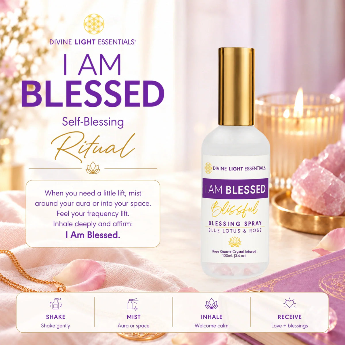Blue Lotus & Rose Roller + Mist Duo