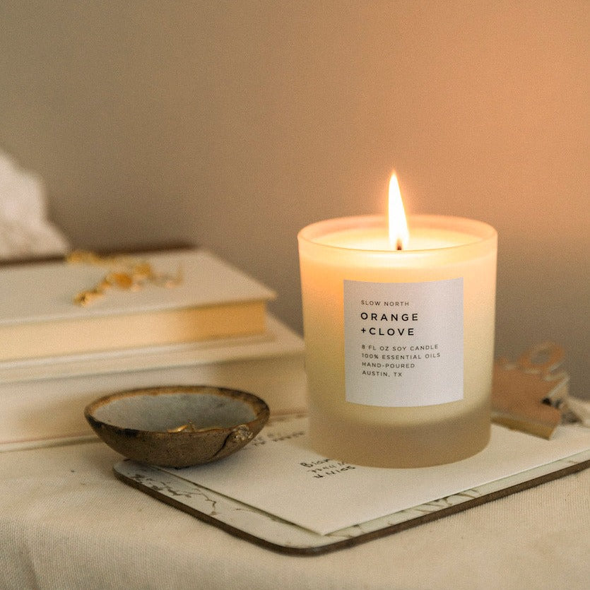 Orange + Clove Soy Candle